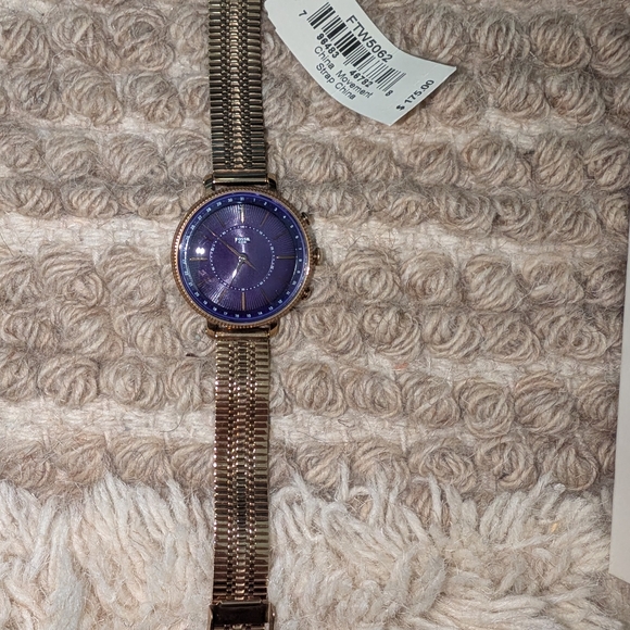 Fossil Purple and Gold Watch with Elegant Design - Picture 3 of 6